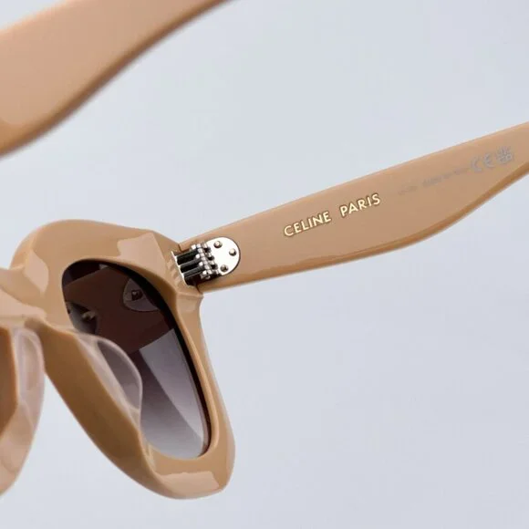 NEW Celine CL4005FN 57Z Beige Gradient Violet Geometric Women Sunglasses Celine CL4005FN 57Z BRAND NEW Sunglasses Beige Gradient  main image 3